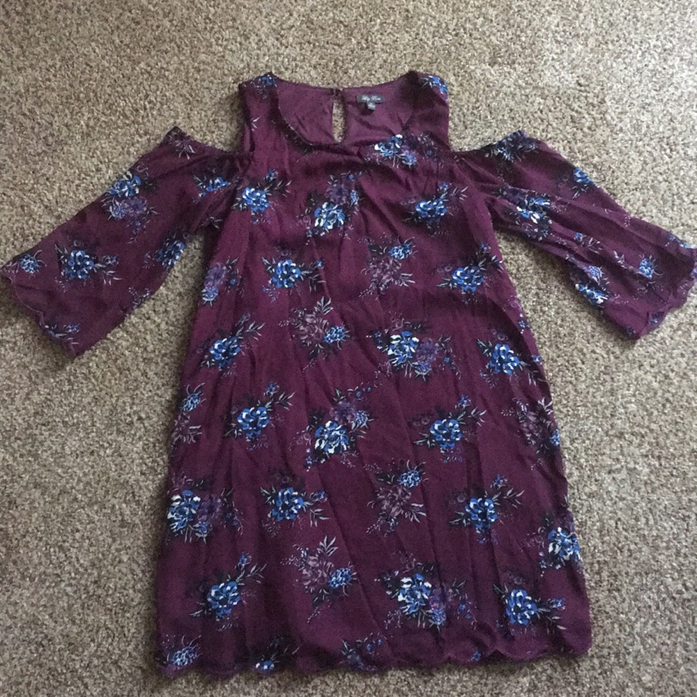 Dark purple dress